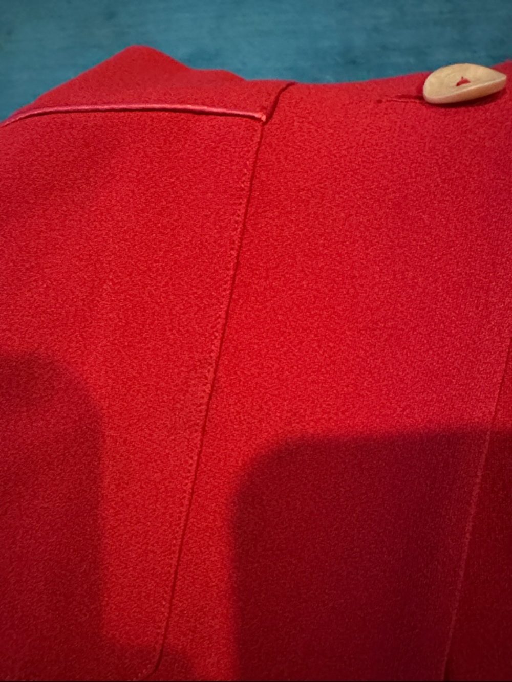 Kenzo Red Two-Piece Blazer & Wide-Leg Pants Set- listed includes sep. pants - Picture 6 of 6